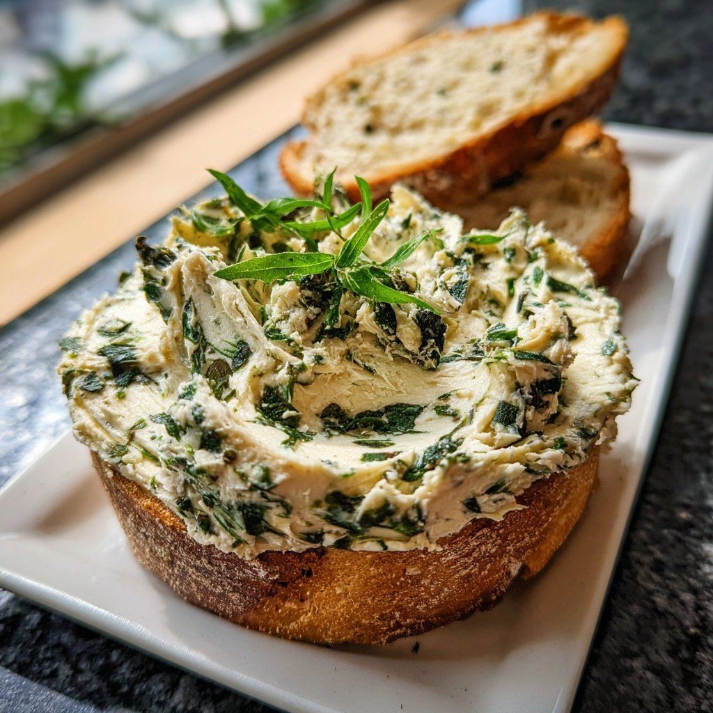 Kräuterbutter Mit Knoblauch Und Kräutern