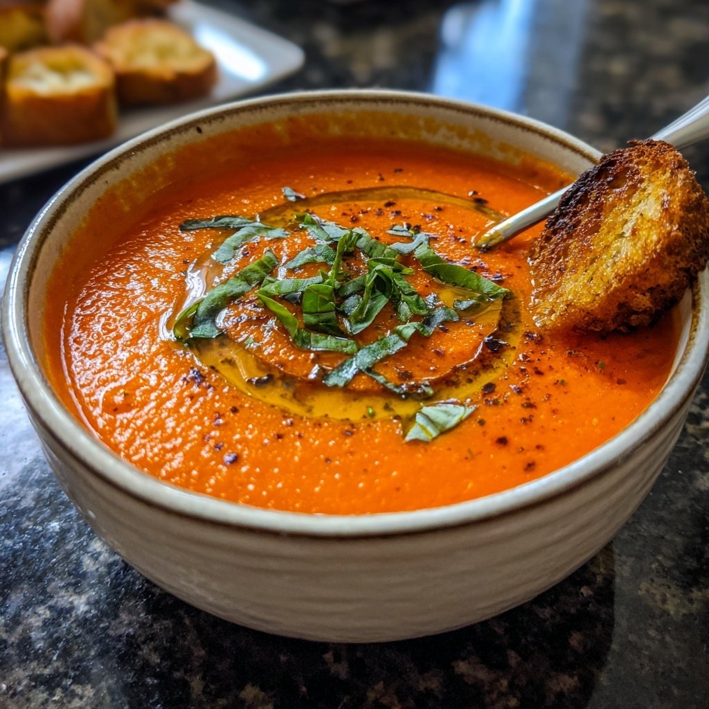 Cremige Tomatensuppe