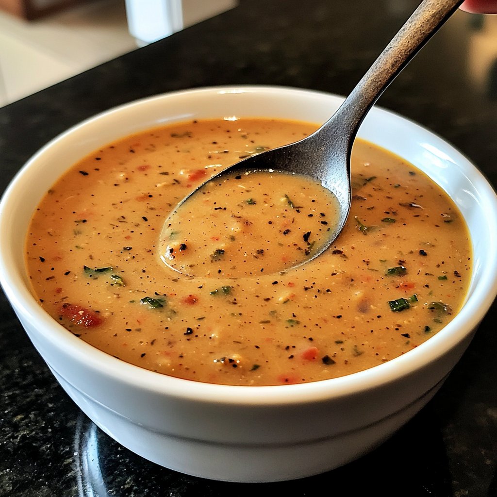 Vegane Blumenkohlsuppe mit Gewürzen